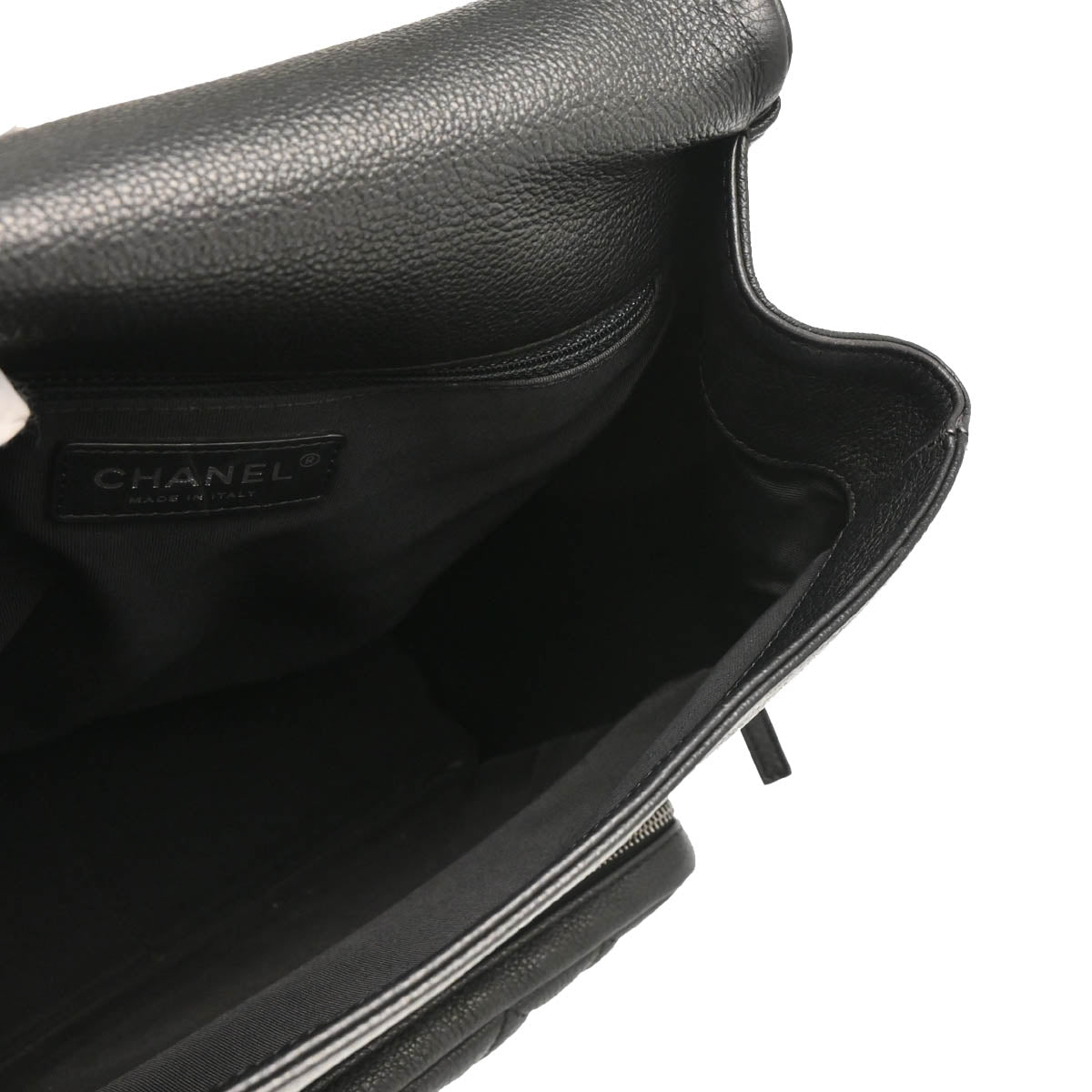 Chanel 2016-2017 Black Caviar Casual Rock Backpack