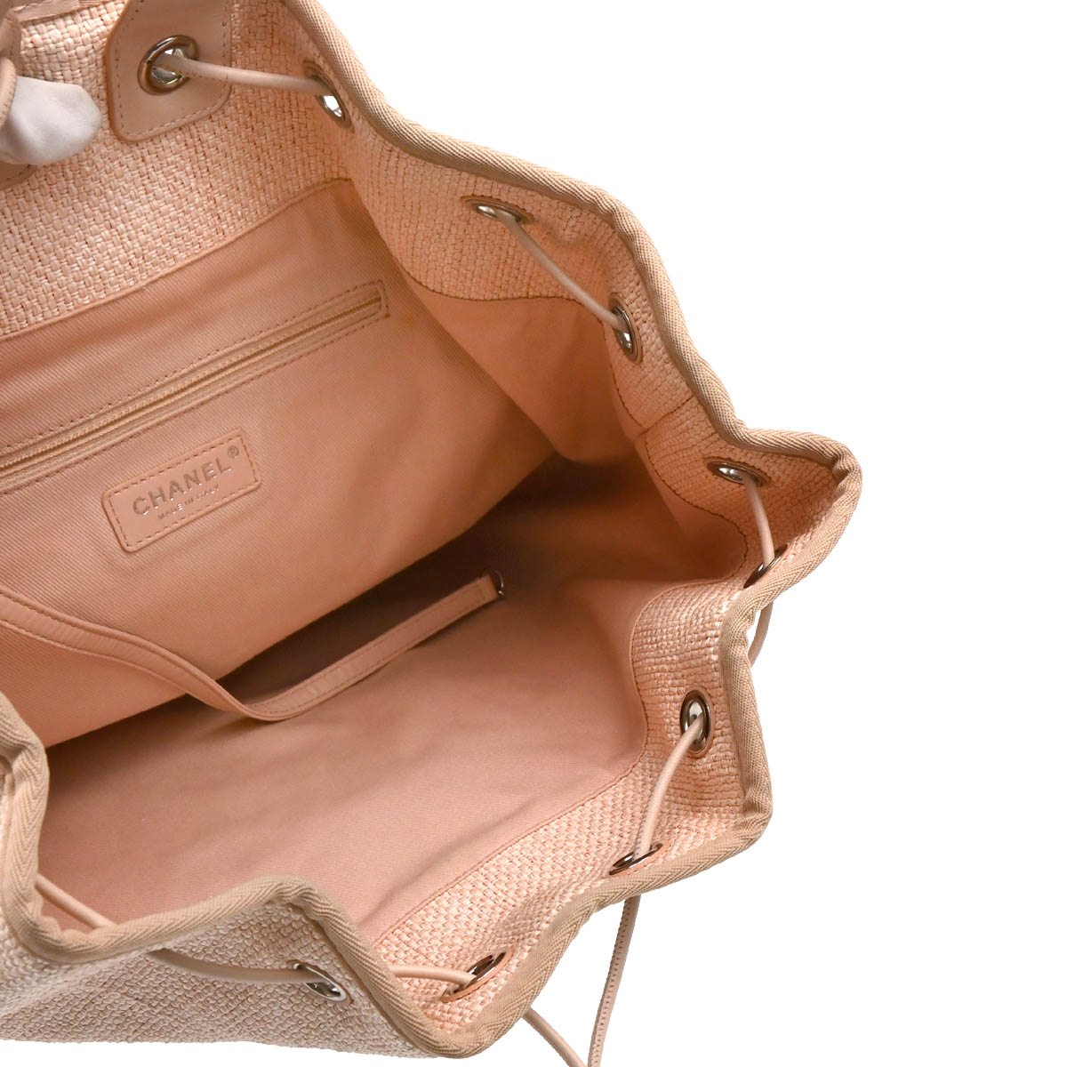 Chanel Pink Deauville Bucket Backpack