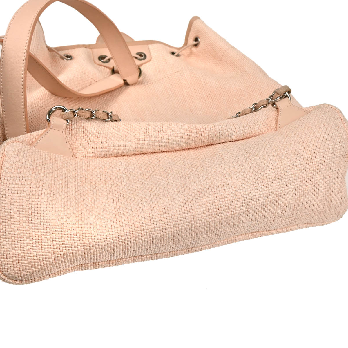 Chanel Pink Deauville Bucket Backpack