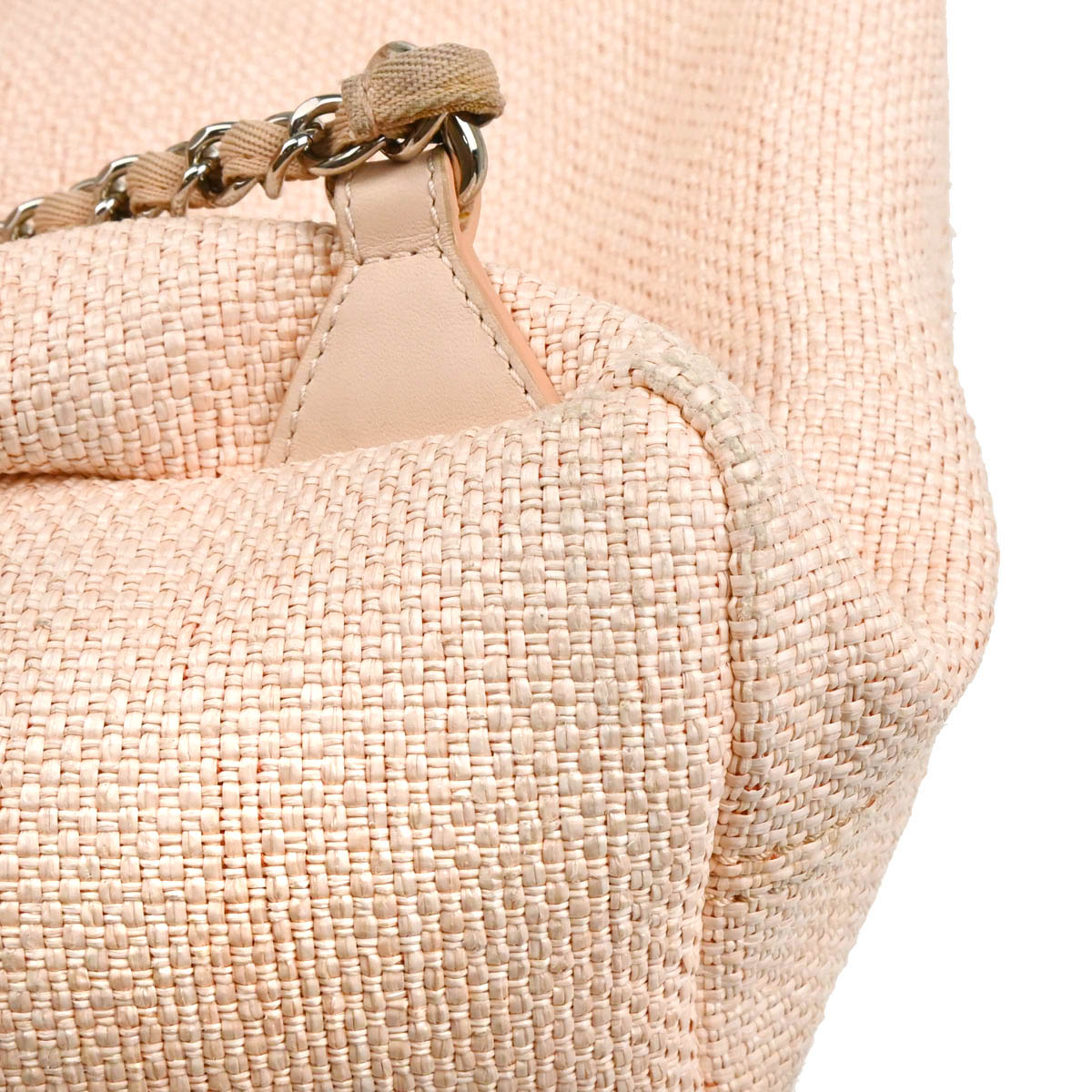 Chanel Pink Deauville Bucket Backpack