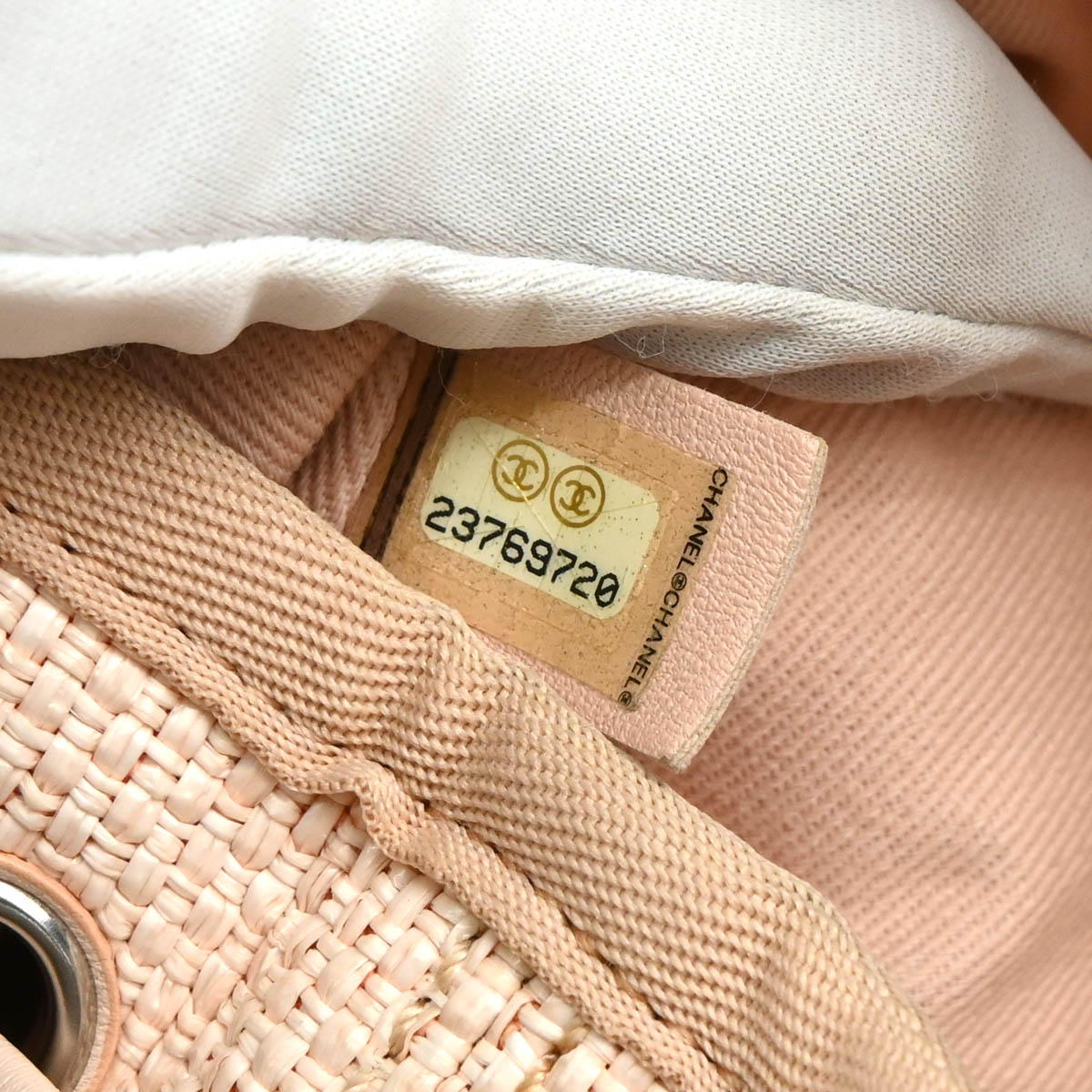 Chanel Pink Deauville Bucket Backpack