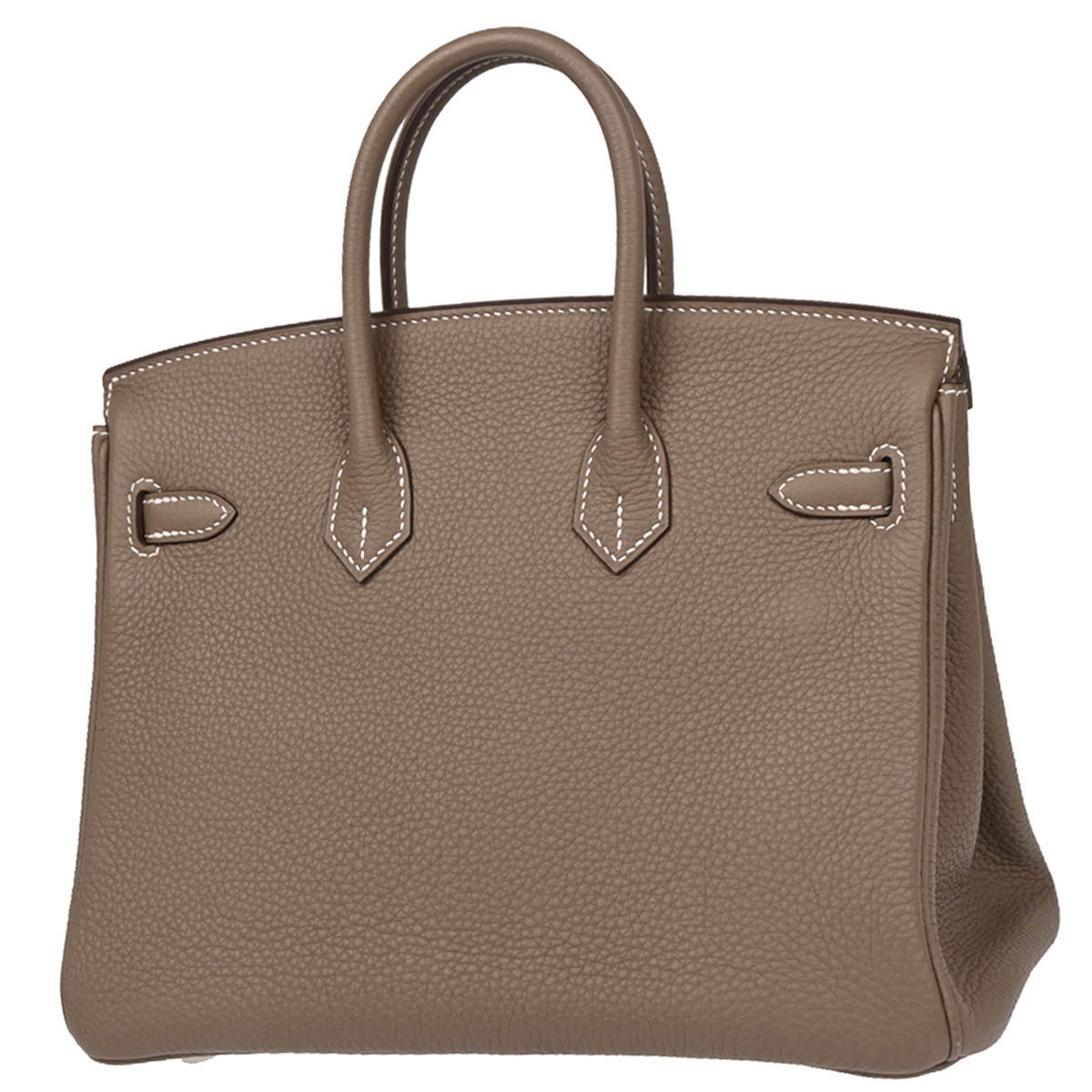 Hermes Etoupe Togo Birkin 25 Handbag
