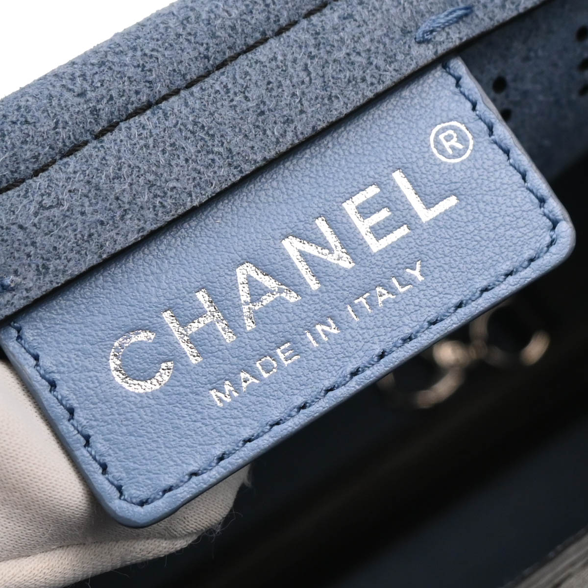 Chanel 2019 Black Perforated Calfskin Shoulder Bag
