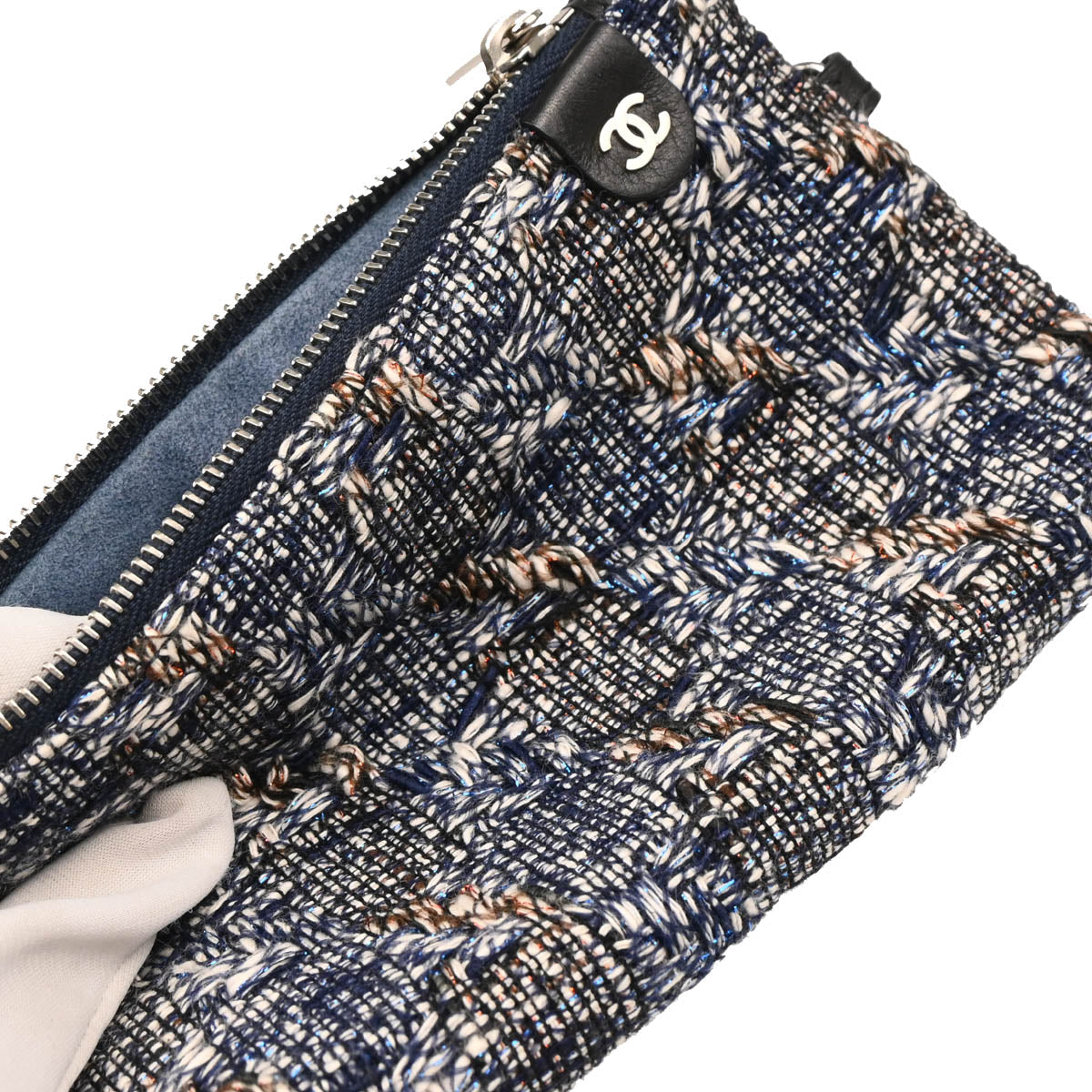 Chanel 2019 Black Perforated Calfskin Shoulder Bag