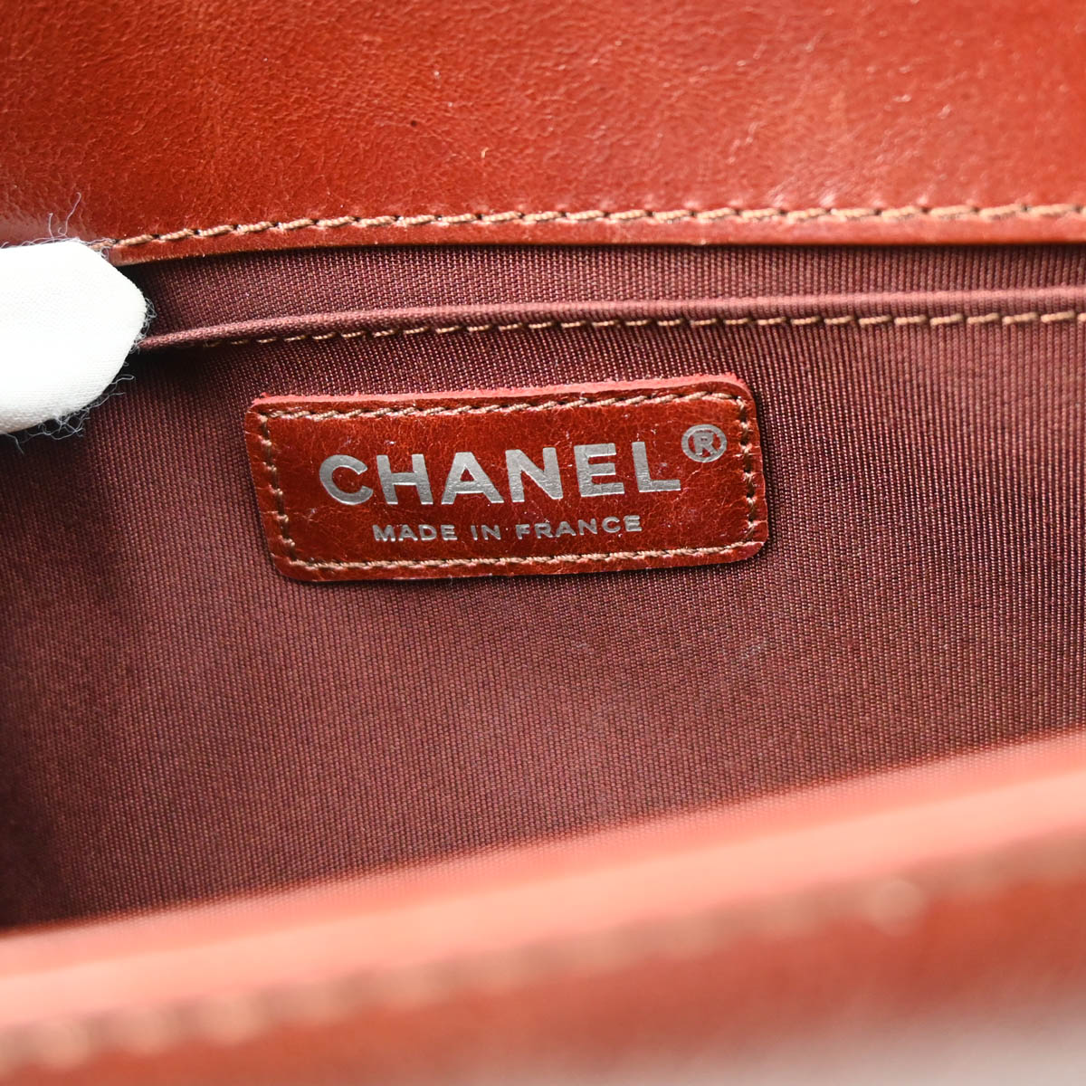 Boy Chanel 2015-2016 Bordeaux Calfskin Medium 2way Shoulder Bag Handbag