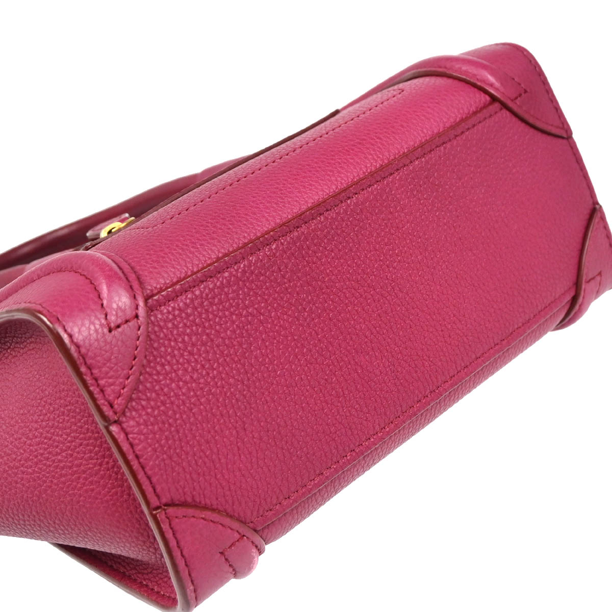 Celine Purple Nano Luggage 2way Shoulder Handbag