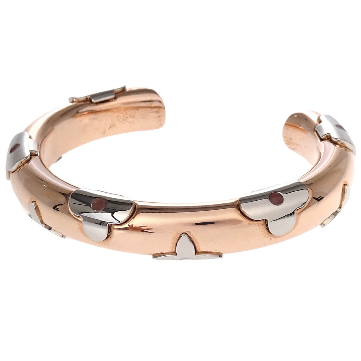 Louis Vuitton Gold Monogram Jonc Daily Bangle Bracelet M64411