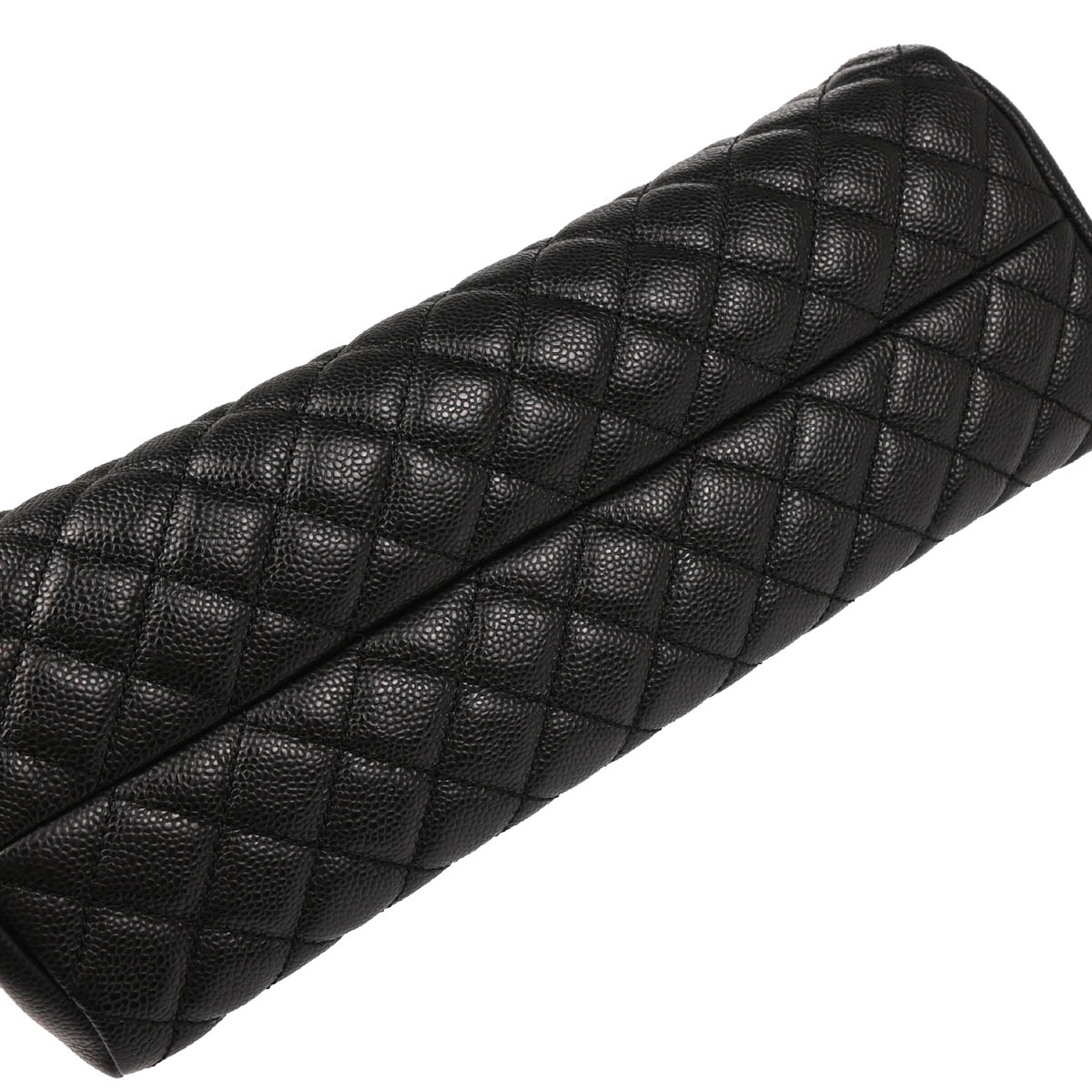 Chanel Black Caviar Medium Mademoiselle Bowling Bag