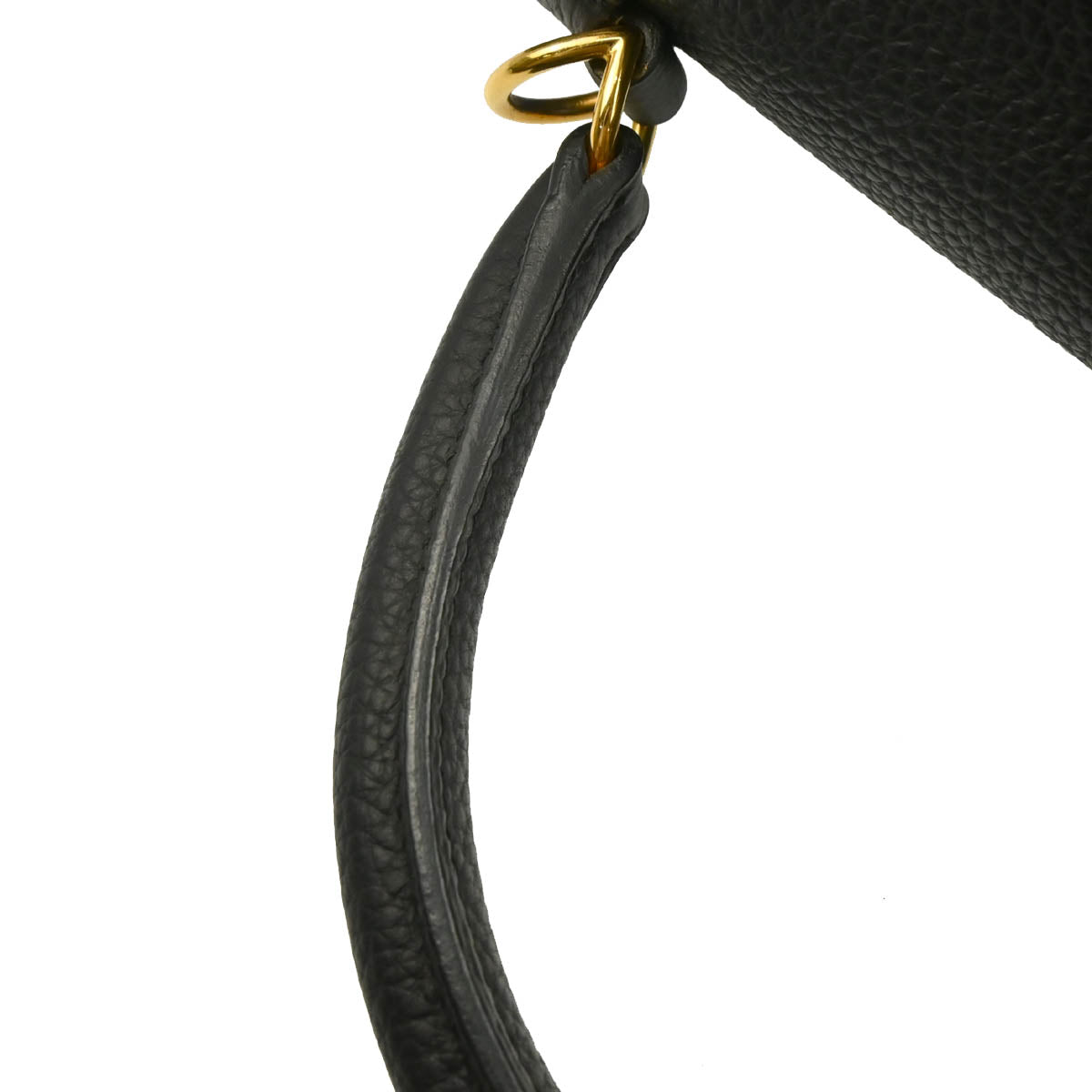Hermes Black Togo Kelly 32 Retourne 2way Shoulder Handbag