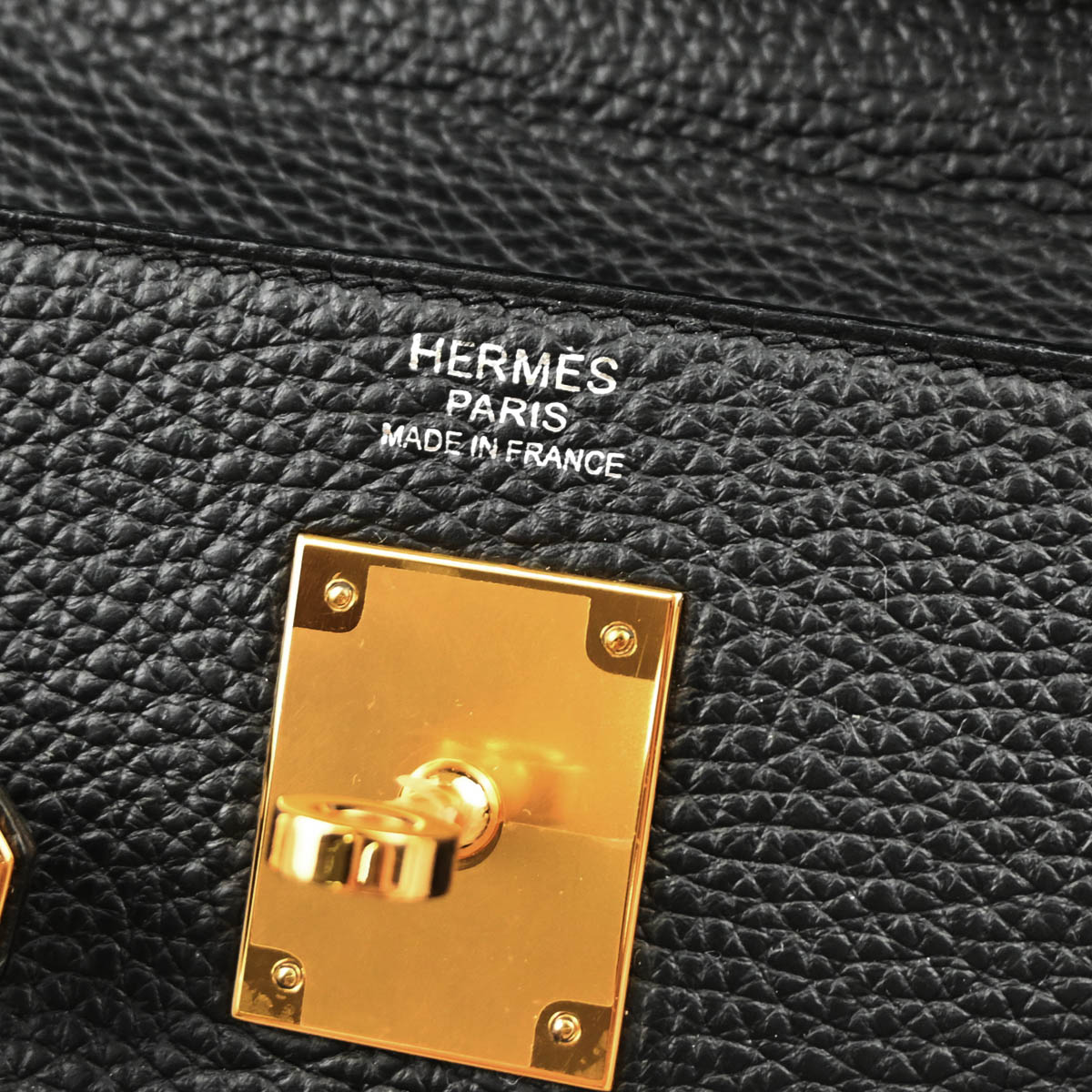 Hermes Black Togo Kelly 32 Retourne 2way Shoulder Handbag