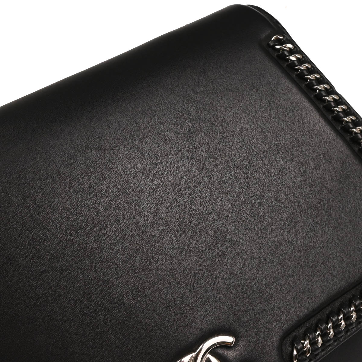 Chanel 2017-2018 Black Calfskin Braided Chic Flap Bag Shoulder Bag