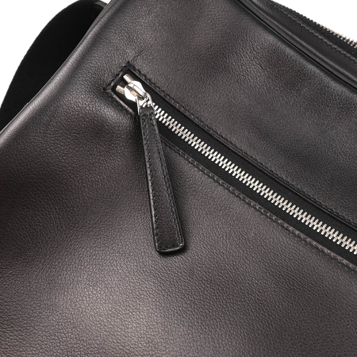 Hermes Black Evergrain Sac Hebdo Reporter Messenger Bag