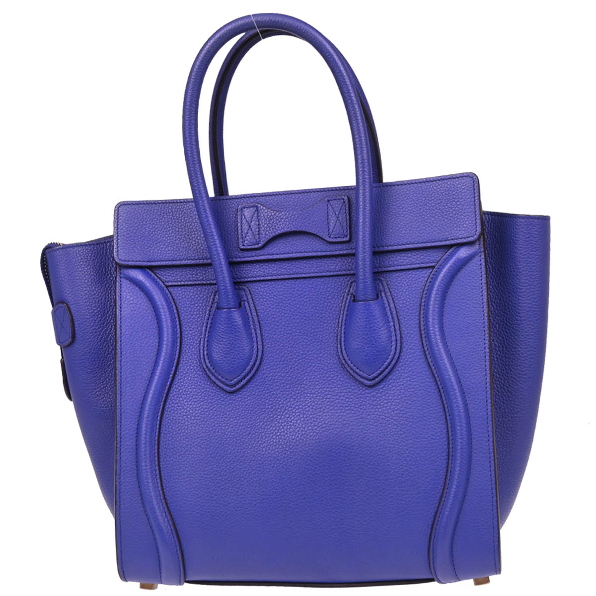 Celine Blue Micro Luggage Handbag