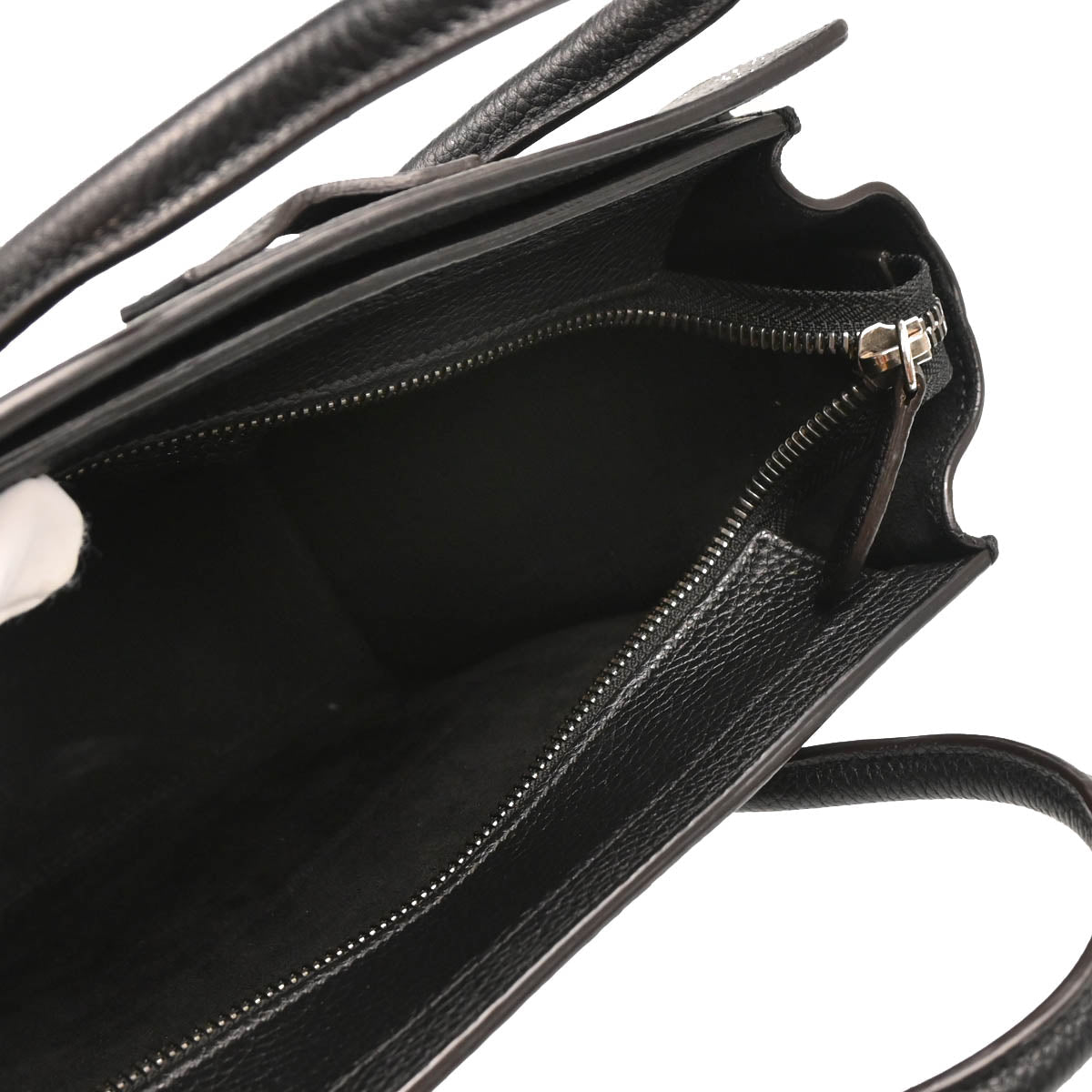 Celine Black Nano Luggage 2way Shoulder Handbag