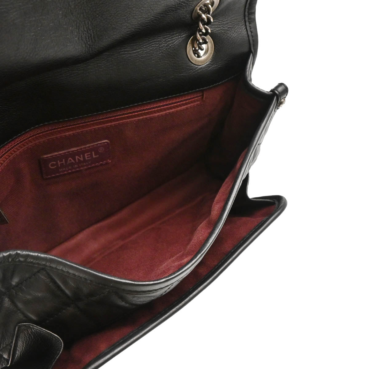 Chanel 2014-2015 Black Calfskin French Riviera Shoulder Bag