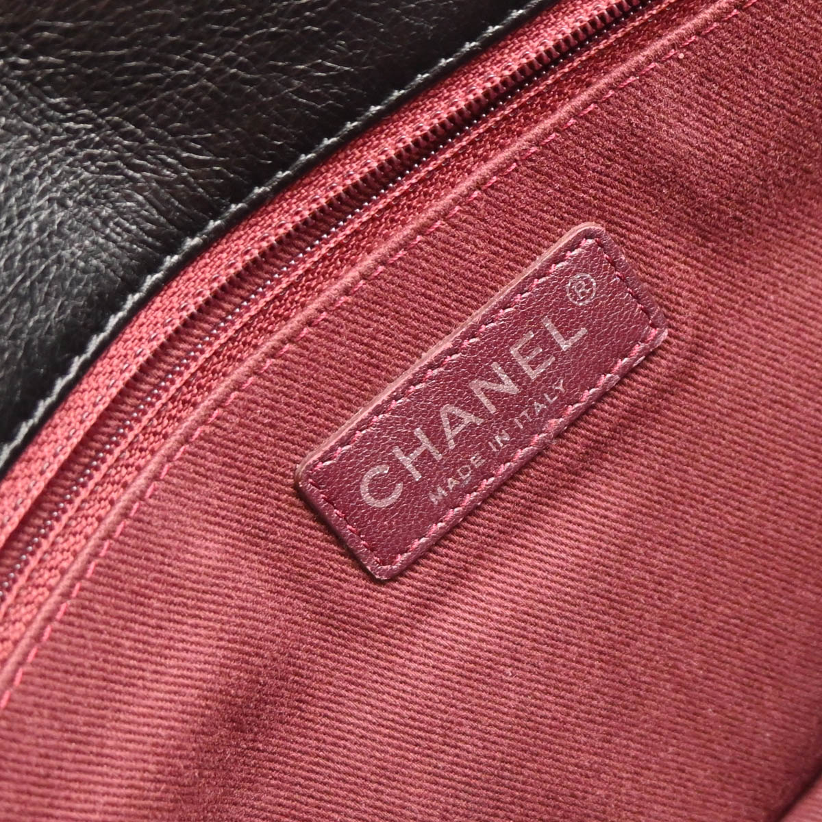 Chanel 2014-2015 Black Calfskin French Riviera Shoulder Bag