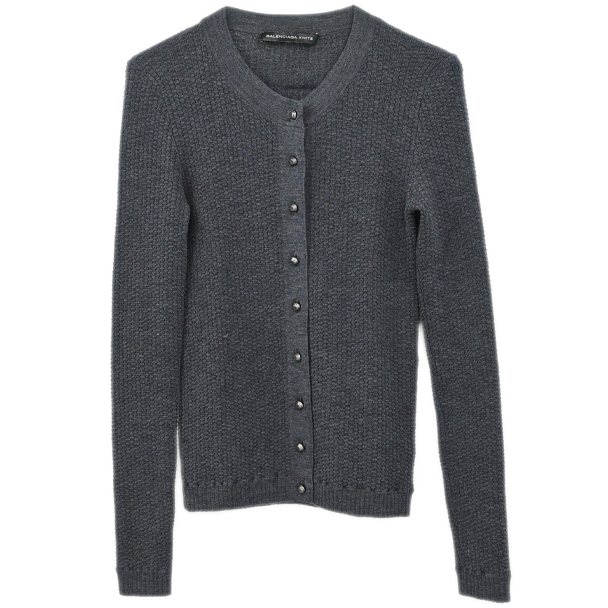 【送料&関税込】Balenciaga Dark Grey Wool Cardigan Balenciaga Dark Grey Wool Cardigan | italist