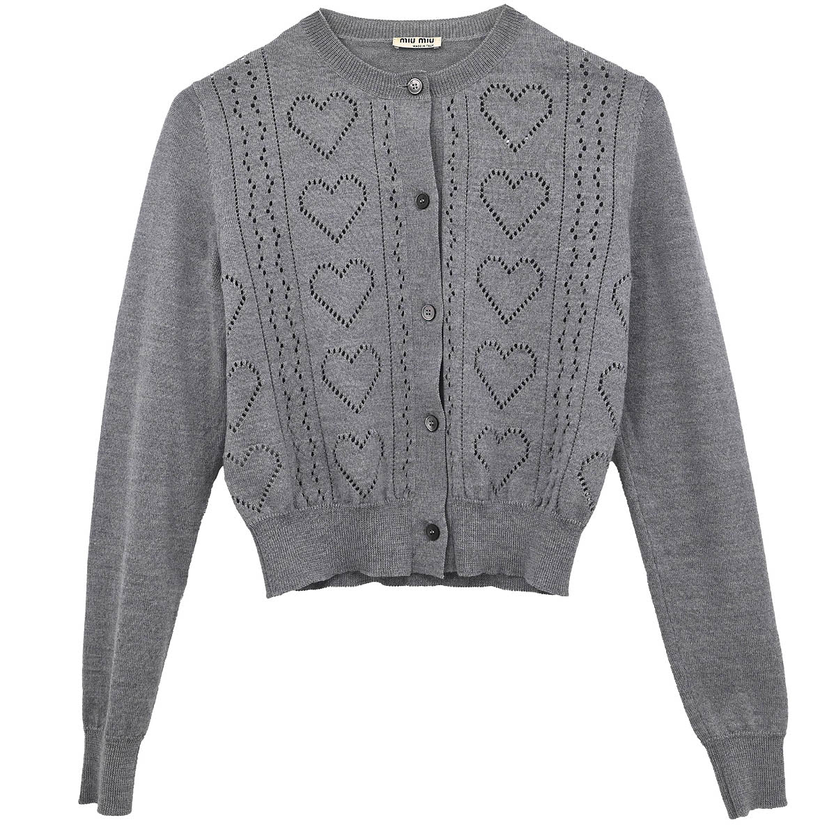 Miu Miu 2018 Cardigan Gray #36