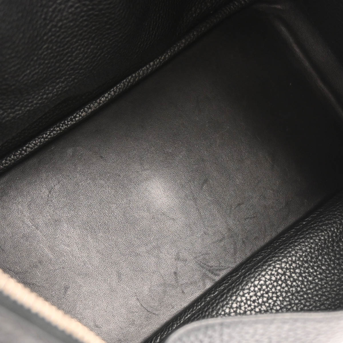 Hermes 2015 Black Taurillon Clemence Lindy 30 Shoulder Bag