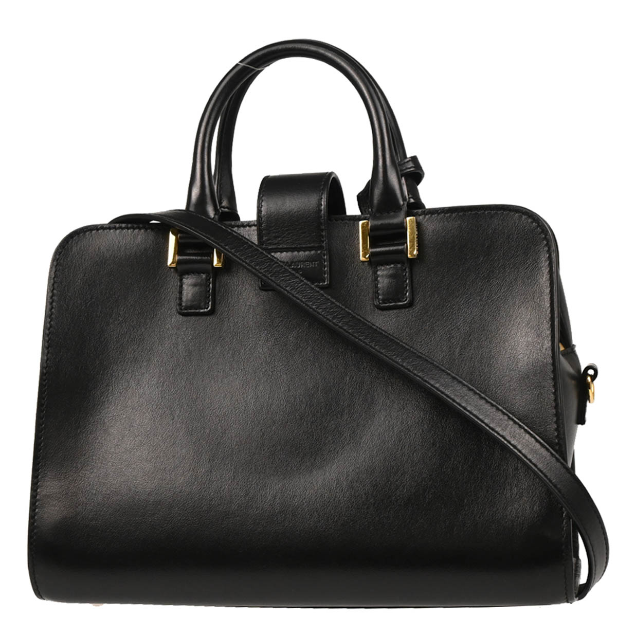 Saint Laurent Black Baby Cabas 2way Shoulder Handbag