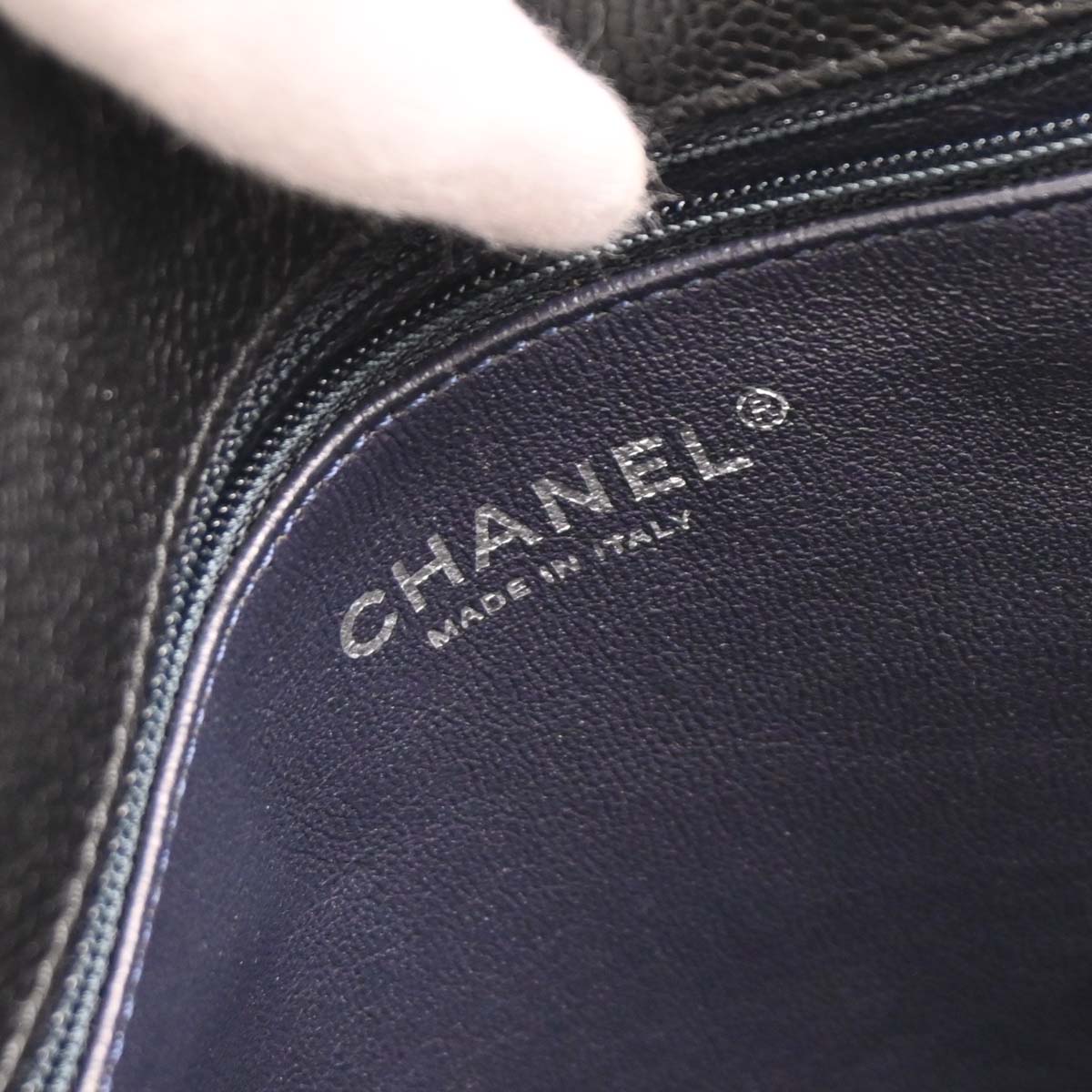 Chanel 2016-2017 Black Caviar 2way Shoulder Handbag