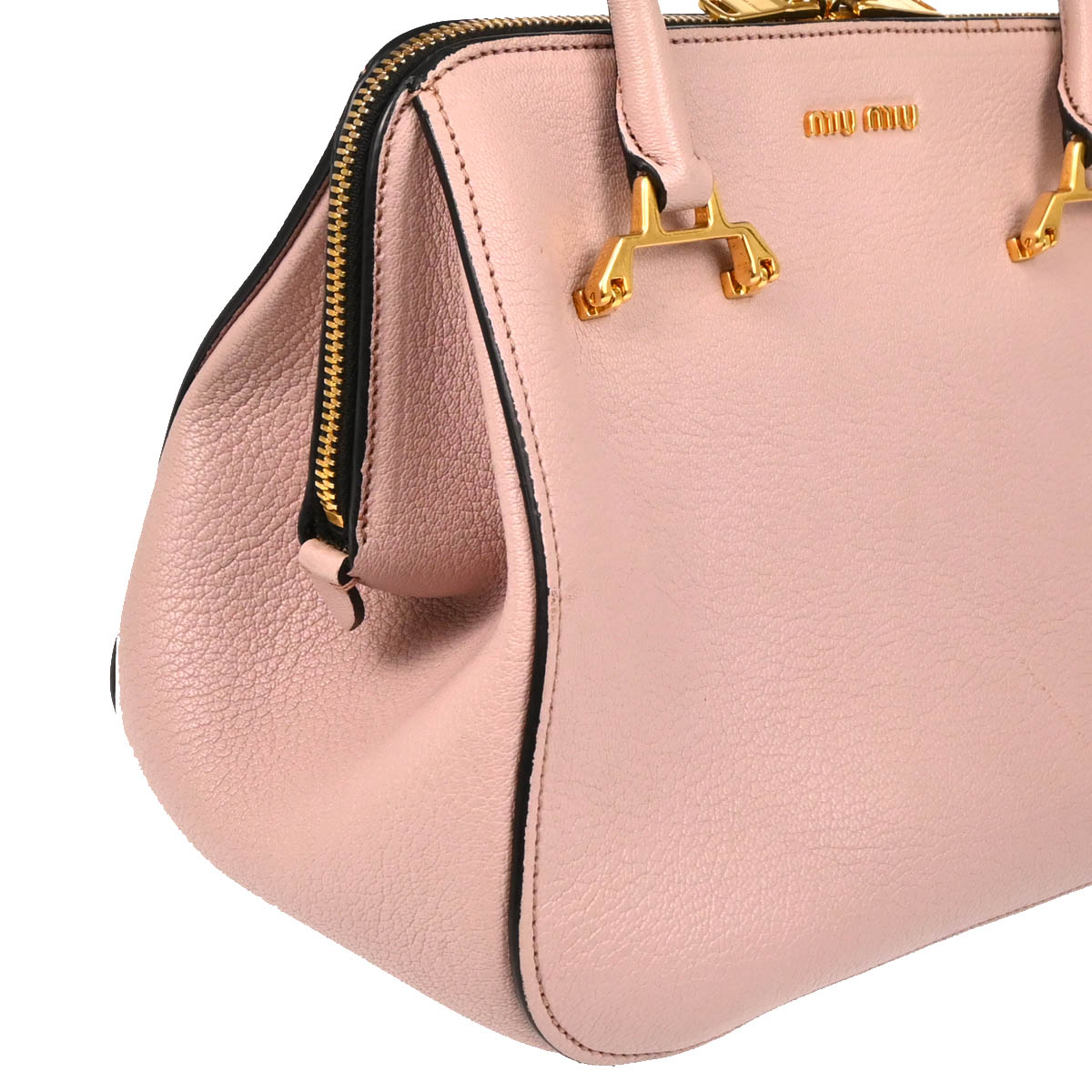 Miu Miu Pink 2way Shoulder Handbag