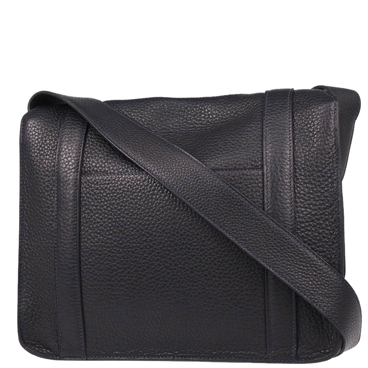 Hermes 2014 Blue Ocean Taurillon Clemence Steve Caporal 27 Shoulder Bag