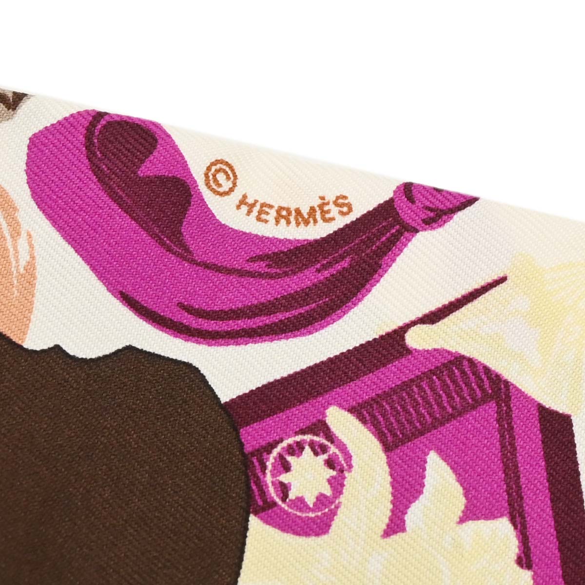 Hermes Twilly Scarf Bag Handle Accessories Brown