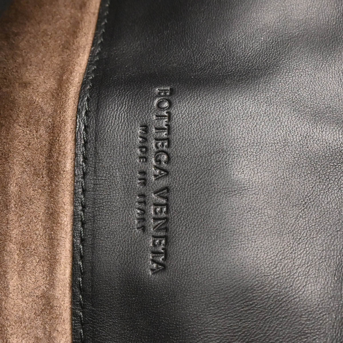 Bottega Veneta Black Intrecciato Messenger Bag