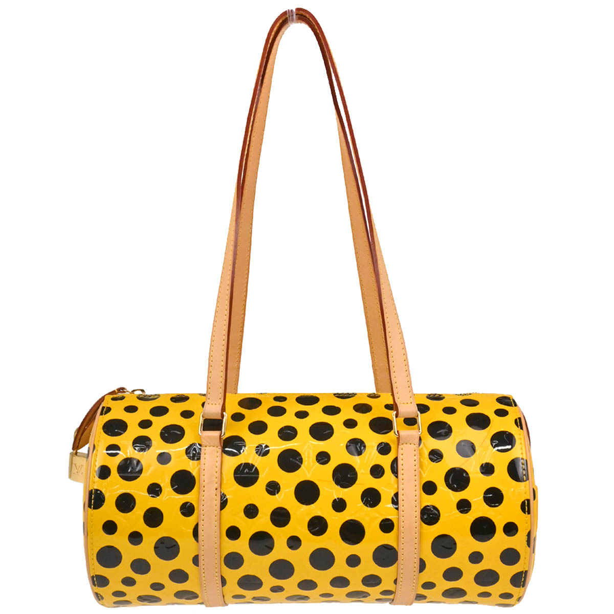 Louis Vuitton 2012 Yellow Vernis Dot Infinity Papillon Handbag M91424
