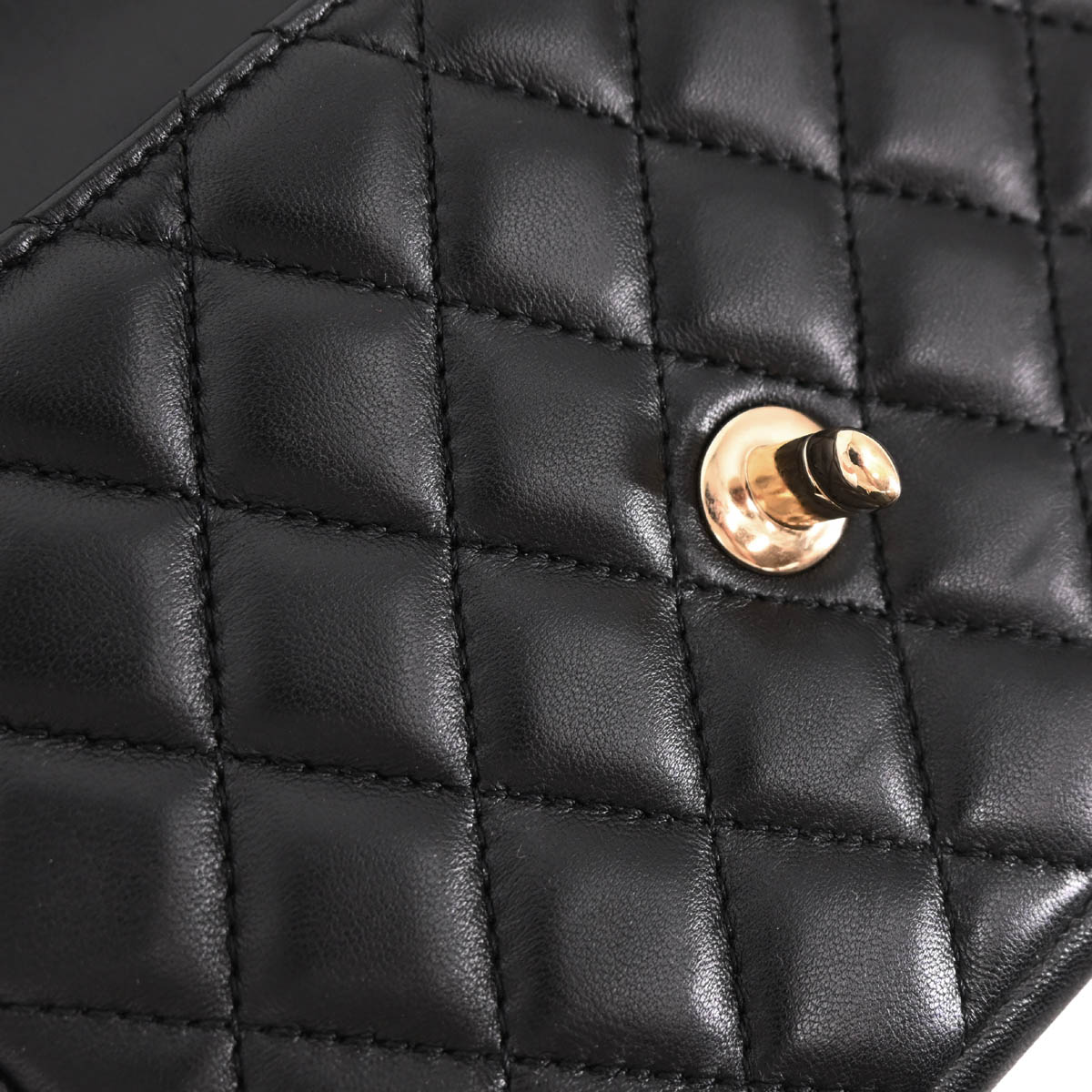 Chanel 2019 Black Lambskin Side Packs Shoulder Bag