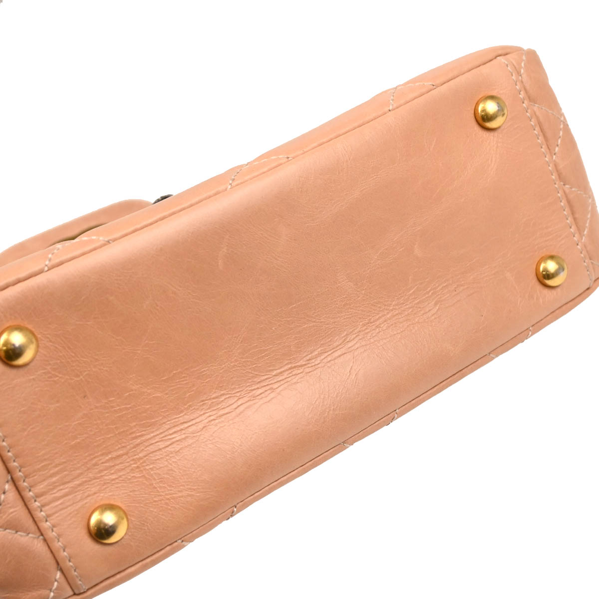 Chanel 2015-2016 Beige Calfskin Daily Walk Double Zip Shoulder Bag