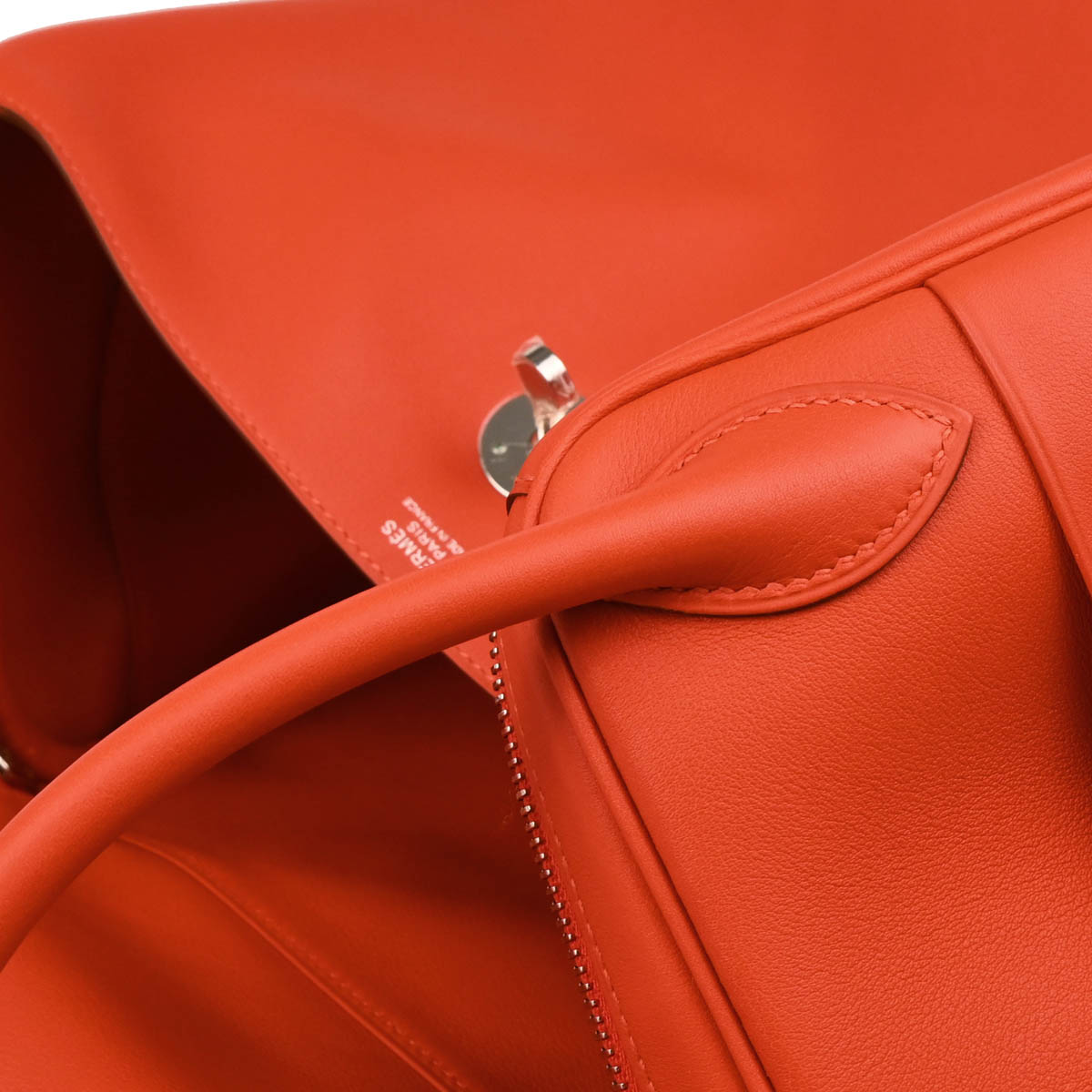 Hermes 2016 Rouge Tomato Swift Lindy 30 Shoulder Bag