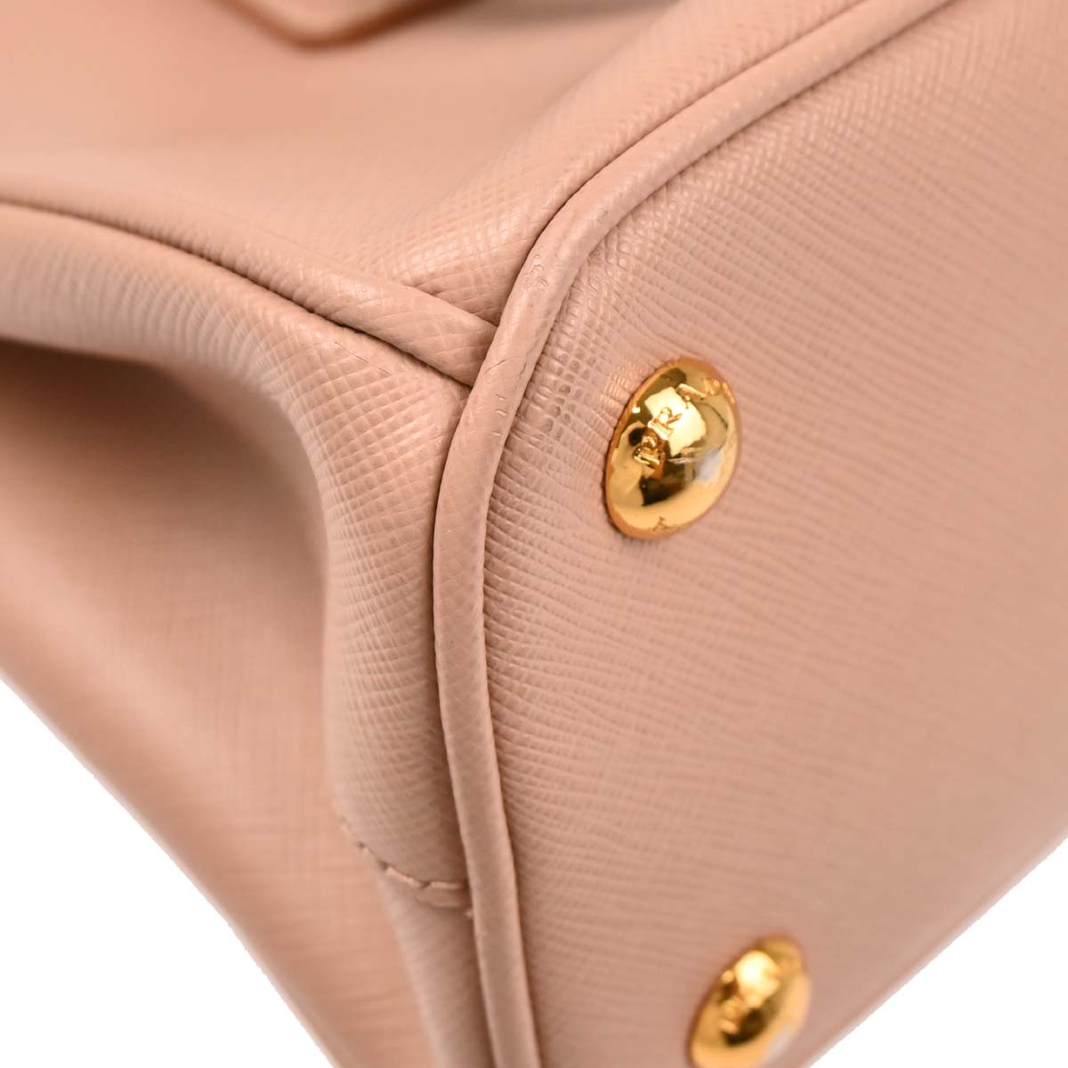 Prada Pink Leather Galleria 2way Shoulder Tote Handbag