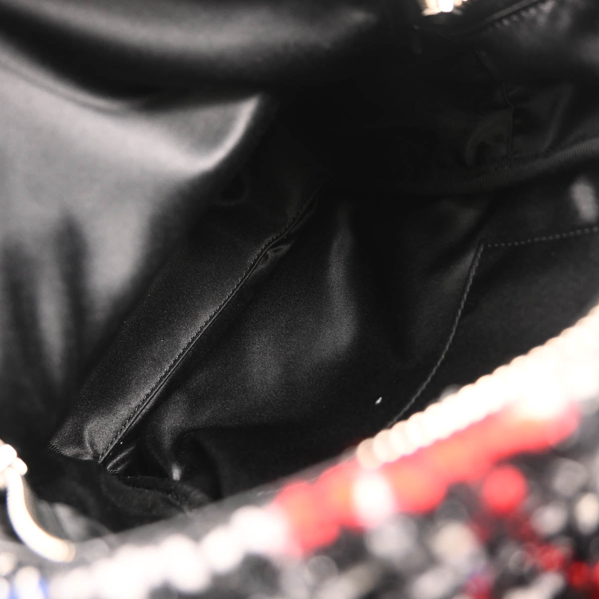 Chanel 2017-2018 Black Tweed Nylon Astronaut Essentials Backpack