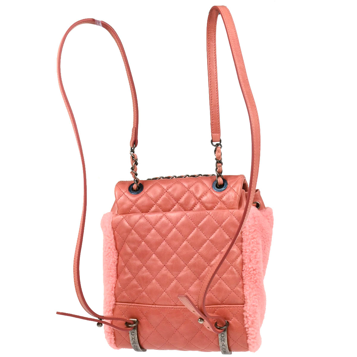 Chanel 2015-2016 Pink Mouton Paris-Salzburg Backpack