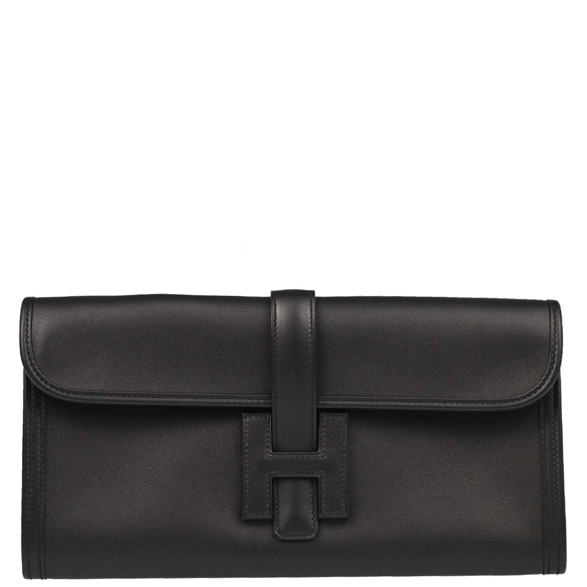 Hermes 2018 Black Swift Jige Elan 29 Clutch Handbag