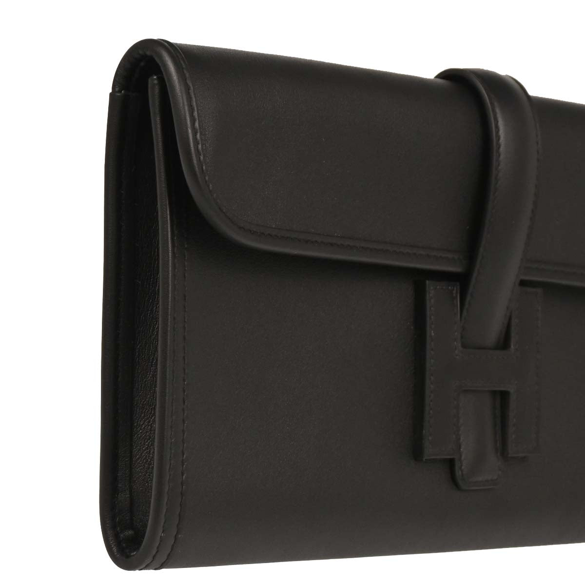 Hermes 2018 Black Swift Jige Elan 29 Clutch Handbag