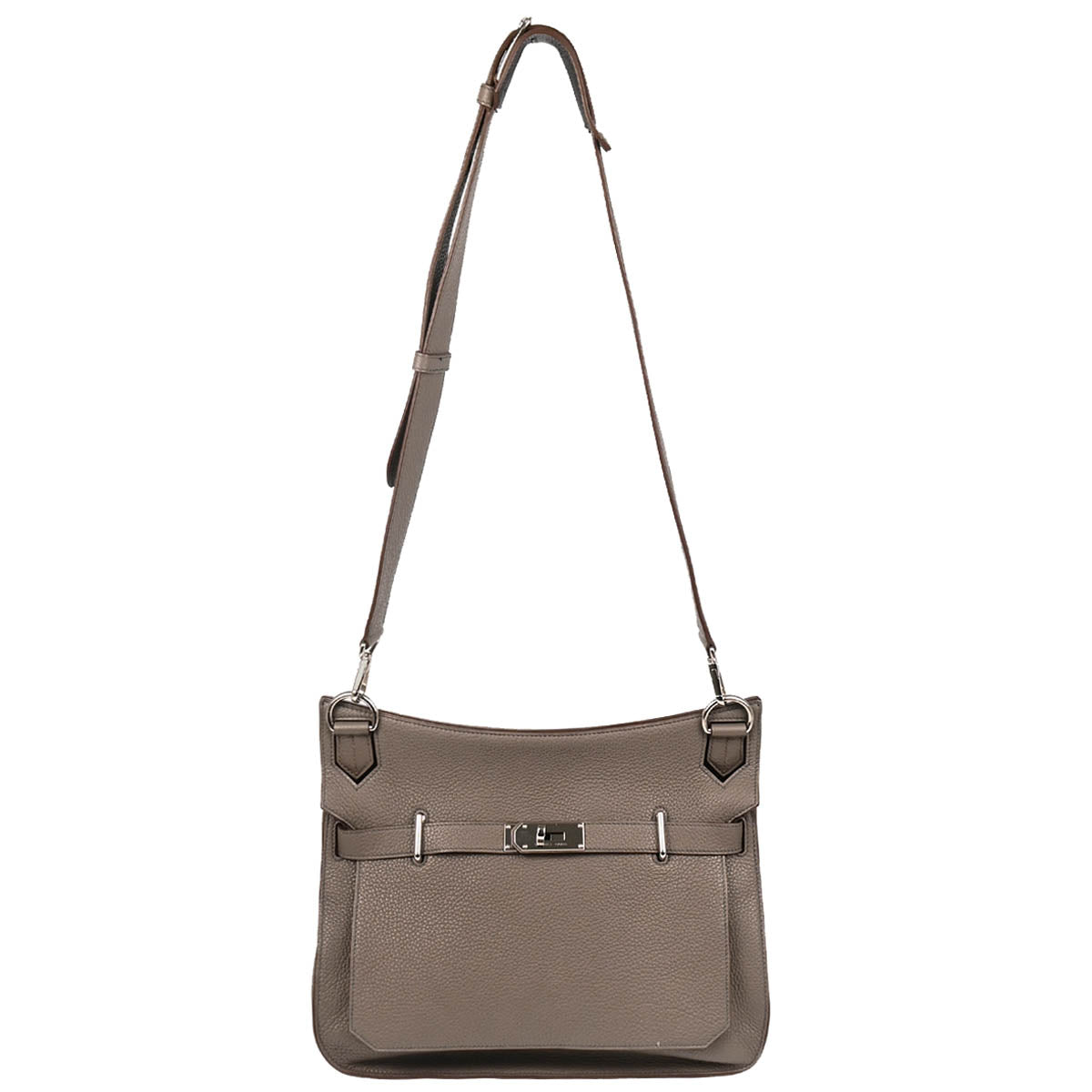 Hermes 2012 Etain Taurillon Clemence Jypsiere 34 Shoulder Bag