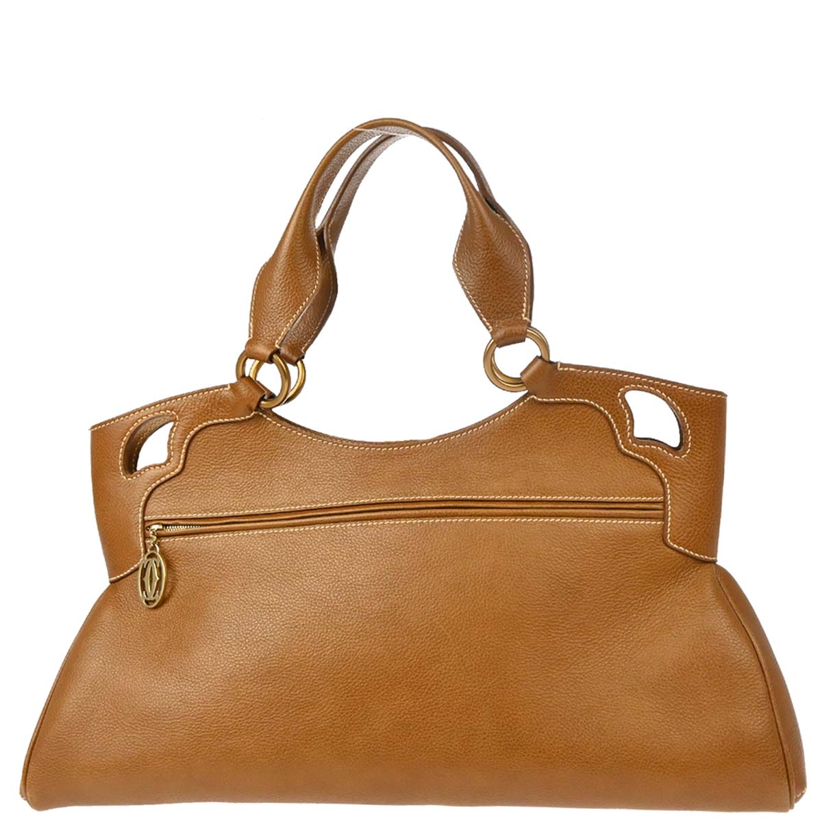 Cartier Brown Leather Handbag
