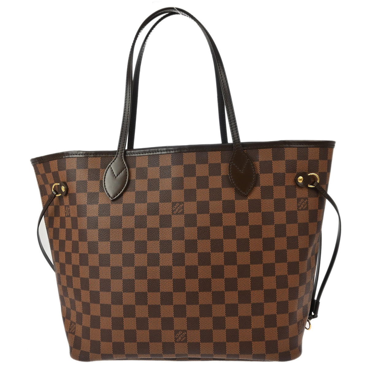 Louis Vuitton 2011 Damier Neverfull MM Shoulder Tote Bag N51105