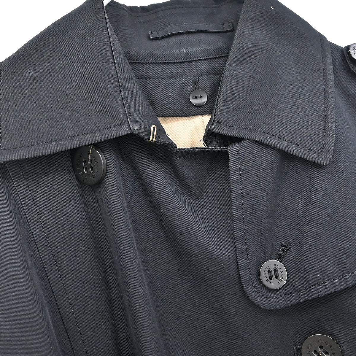 Burberry Coat Double Breasted Black #36–#38