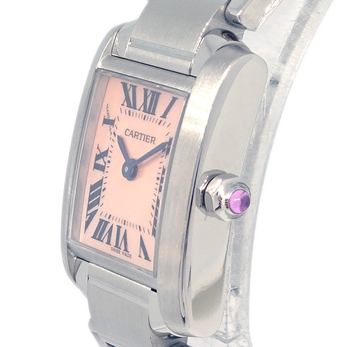 Cartier Tank Francaise SM Ref.3217 Quartz Watch SS Shell