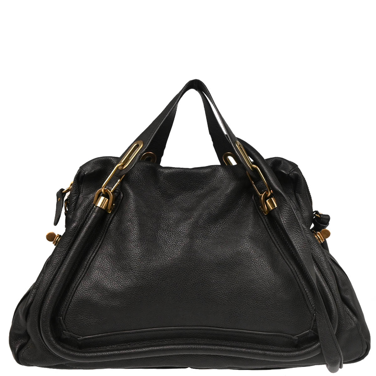 Chloe 2012 Grained Leather Paraty 43 Bag