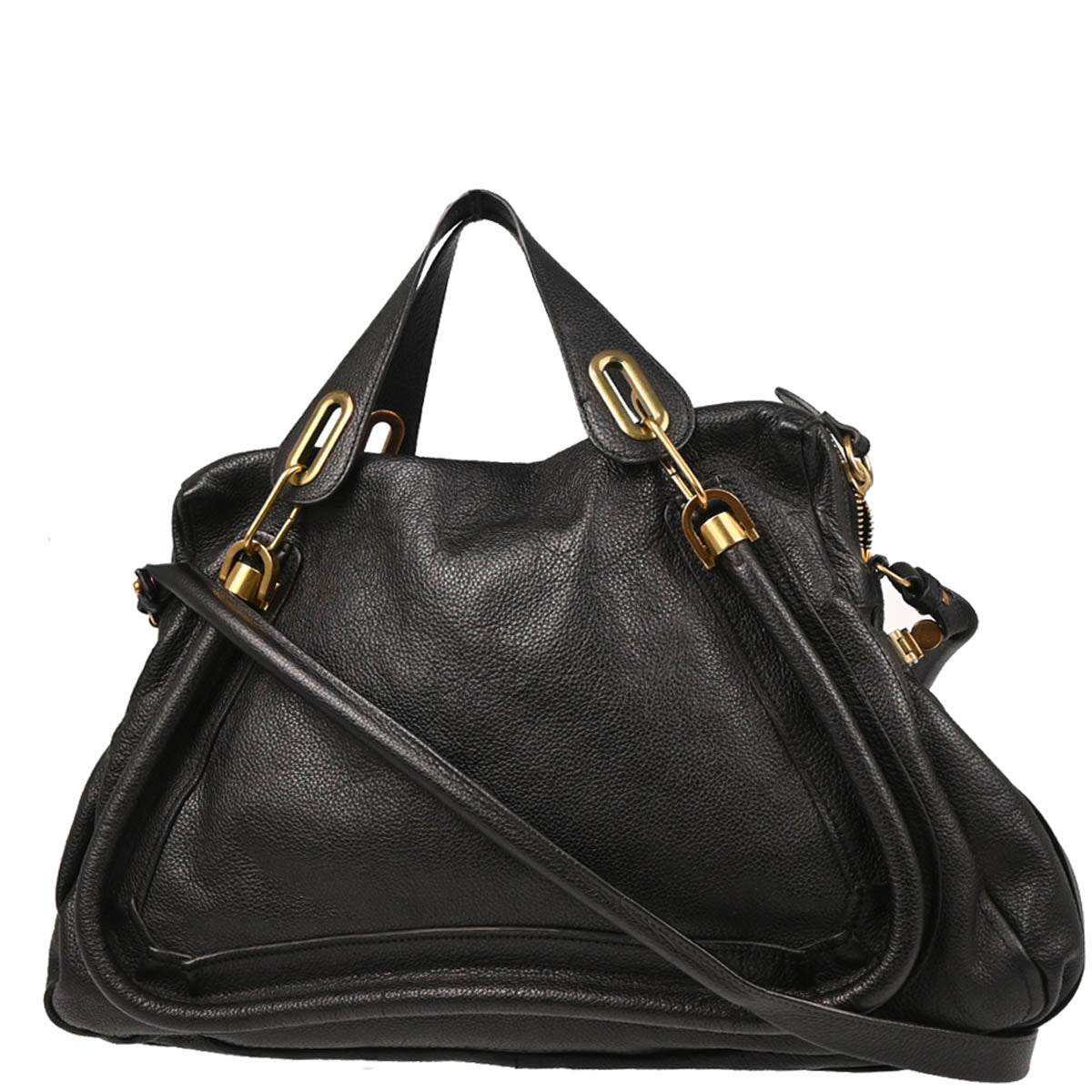 Chloe 2012 Grained Leather Paraty 43 Bag