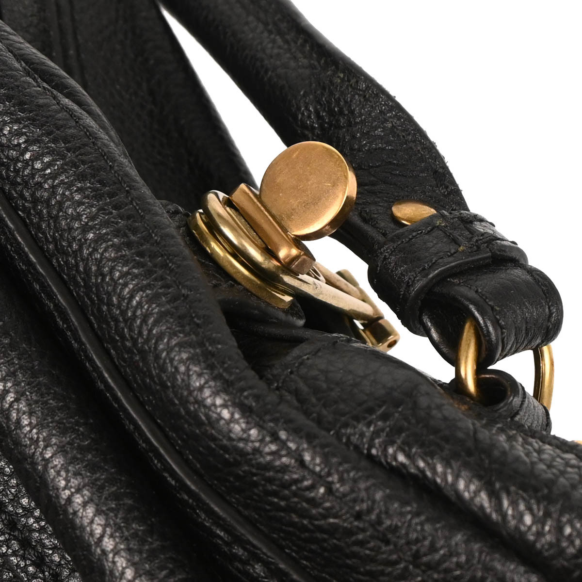 Chloe 2012 Grained Leather Paraty 43 Bag