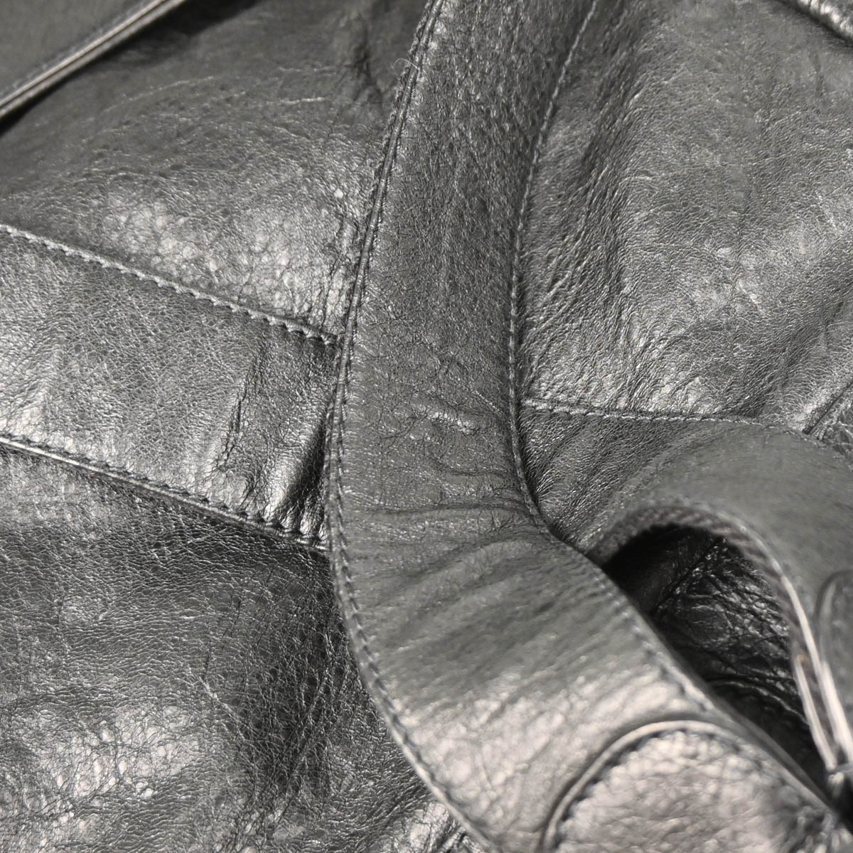 Balenciaga Black Leather Classic Traveler Backpack