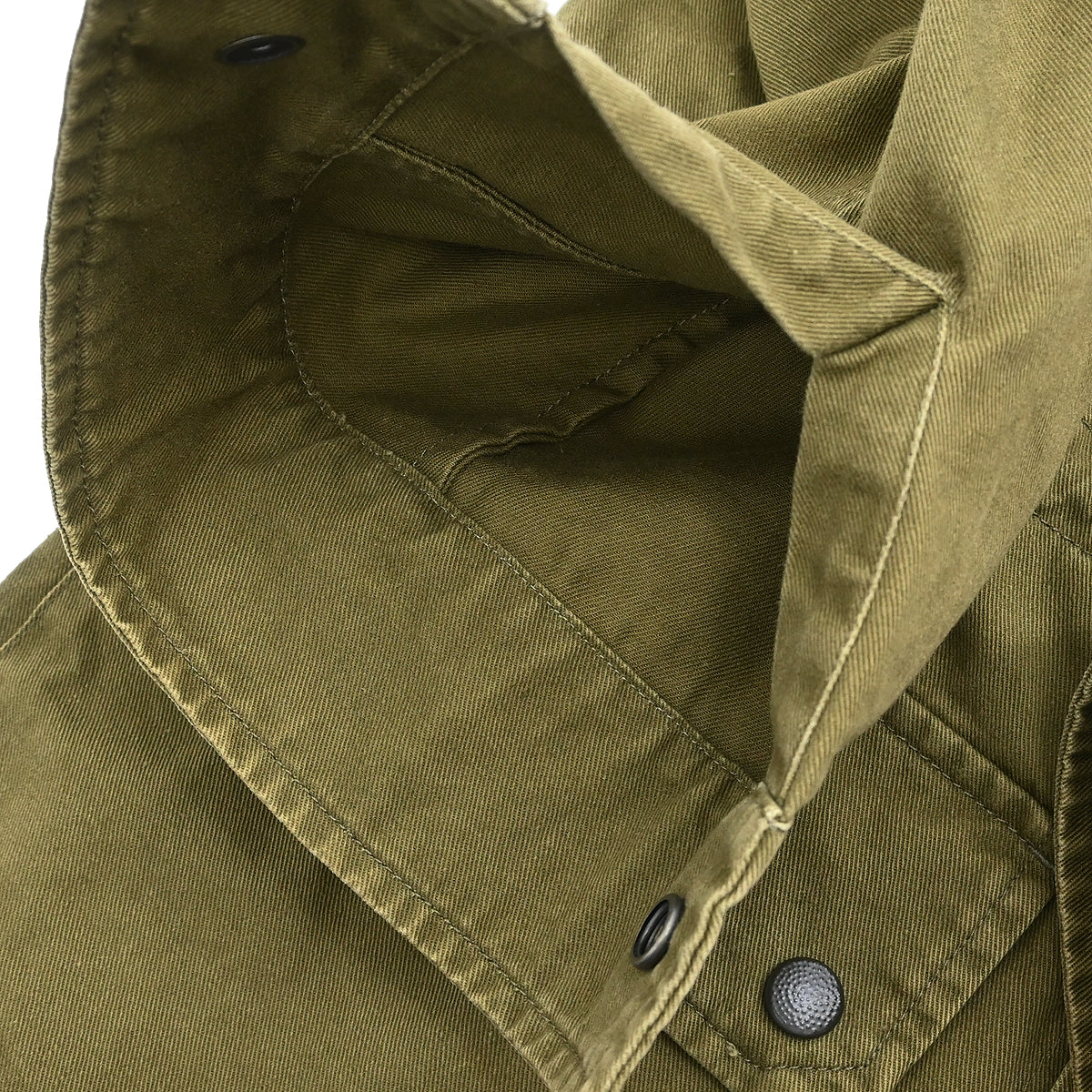 Saint Laurent 2018 Single Breasted Denim Jacket Khaki #46