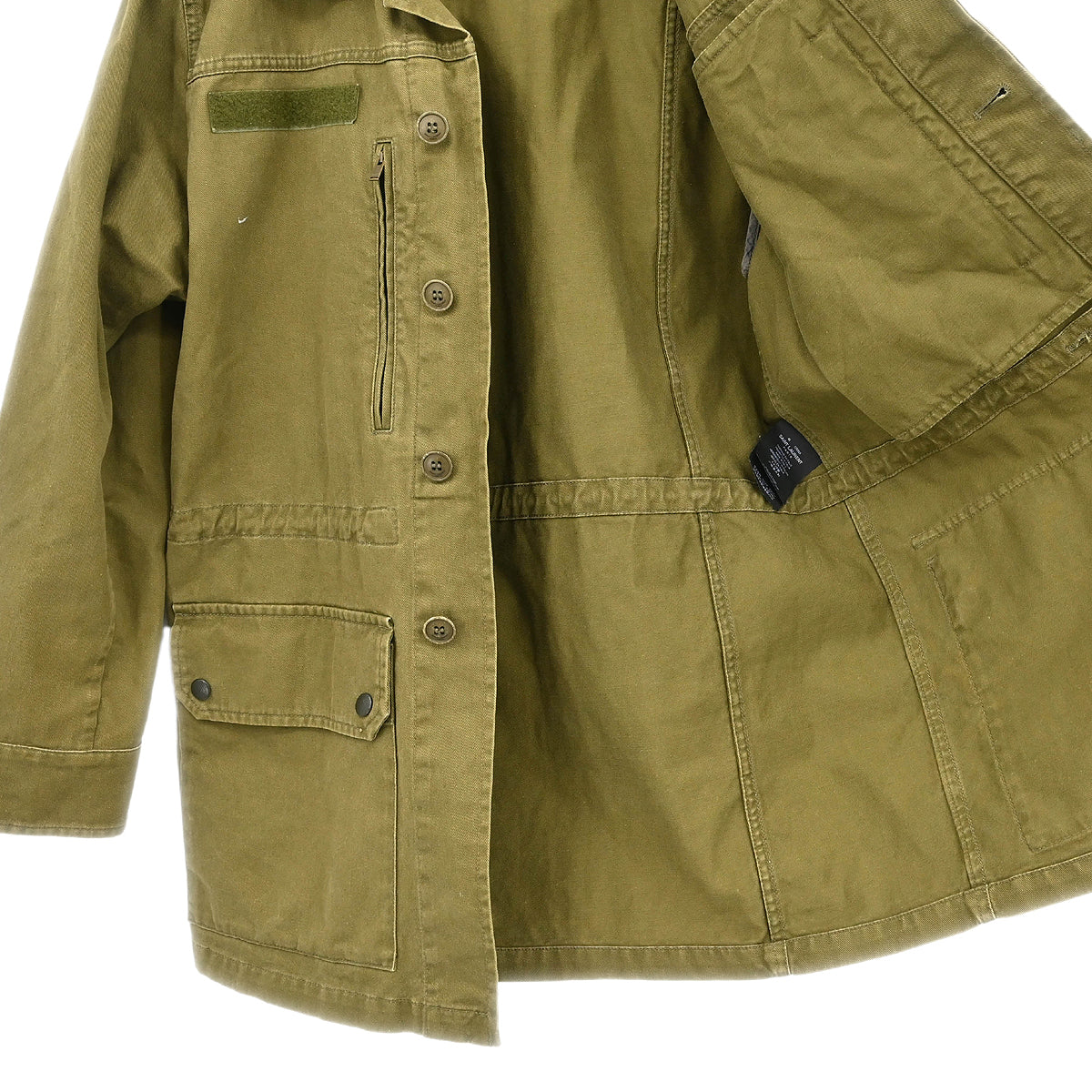 Saint Laurent 2018 Single Breasted Denim Jacket Khaki #46