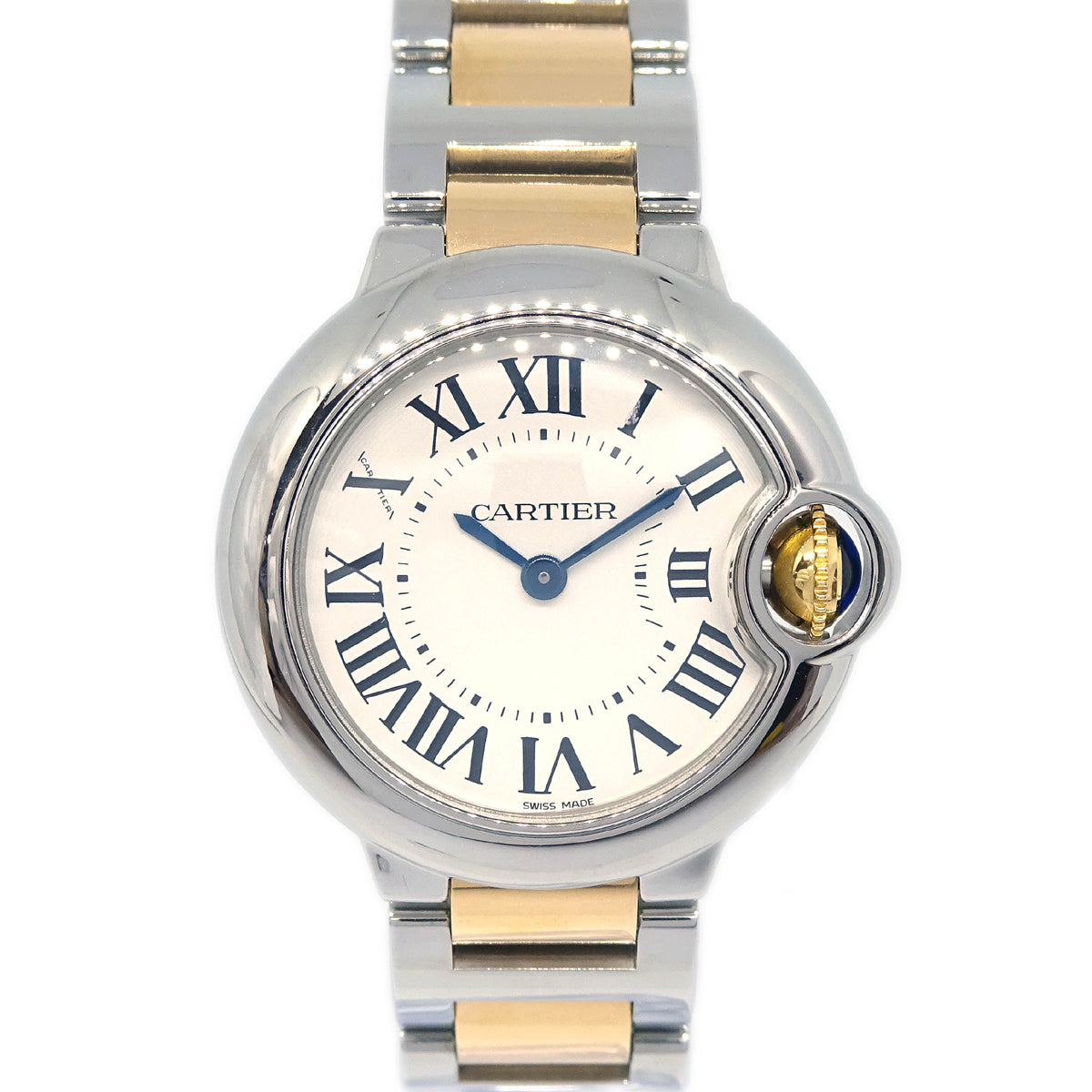 Cartier Ballon Bleu Ref.3009 Quartz Watch 18KYG SS